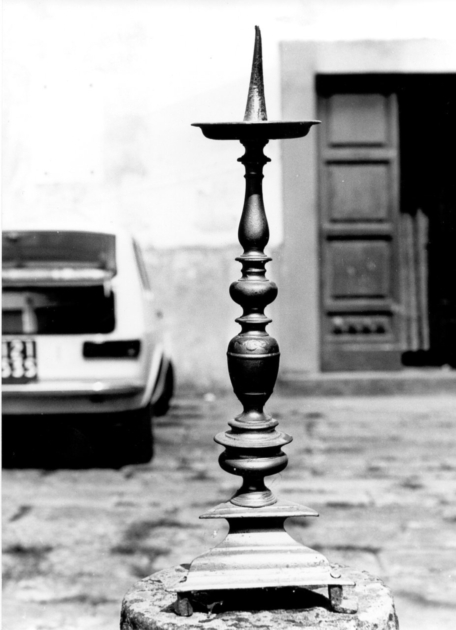 candeliere - bottega toscana (secc. XVII/ XVIII)