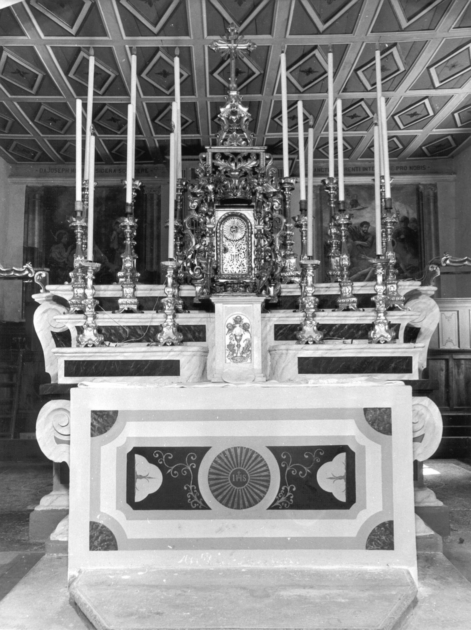 altare maggiore - ambito garfagnino (sec. XVIII)