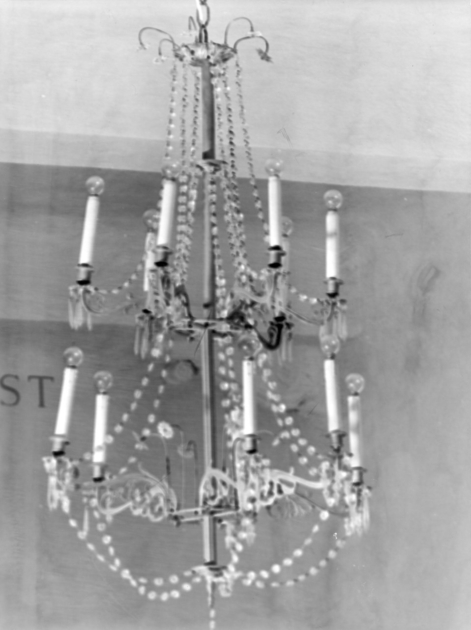 lampadario - bottega italiana (sec. XIX)