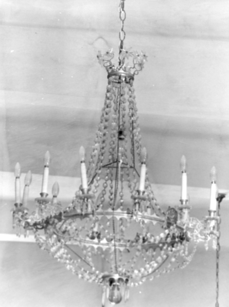 lampadario - bottega italiana (sec. XIX)