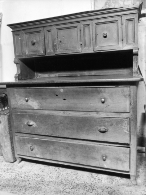 credenza - bottega lucchese (sec. XVII)