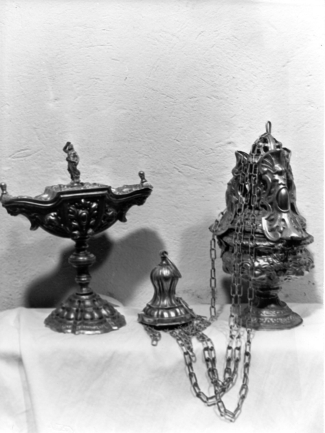 servizio per incensazione - bottega toscana (fine/inizio secc. XIX/ XX)