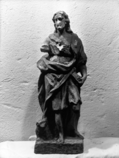 SAN ROCCO (statuetta devozionale) - bottega toscana (sec. XVIII)