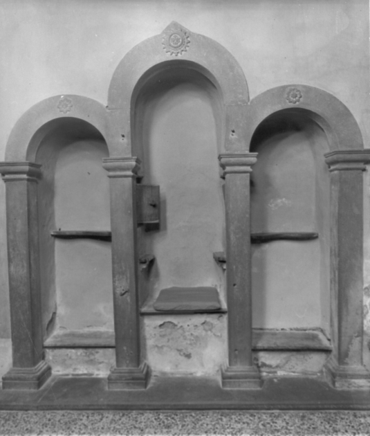 confessionale - ambito garfagnino (sec. XVII)