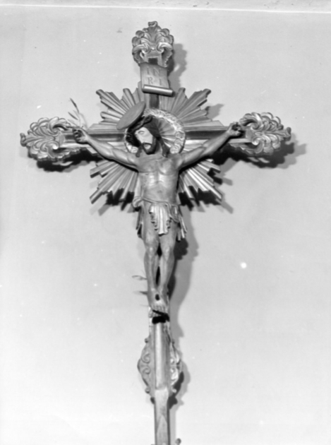 croce processionale - bottega lucchese (sec. XVIII)