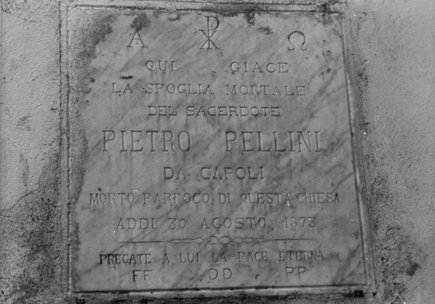 lastra tombale - bottega lucchese (sec. XIX)