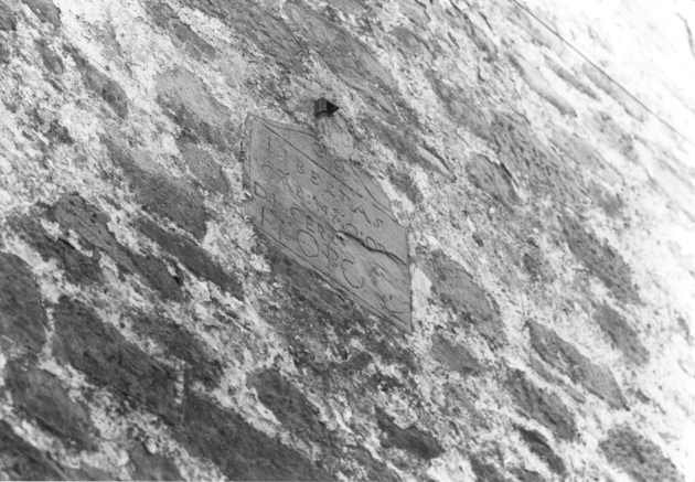 lapide documentaria - bottega lucchese (sec. XVIII)