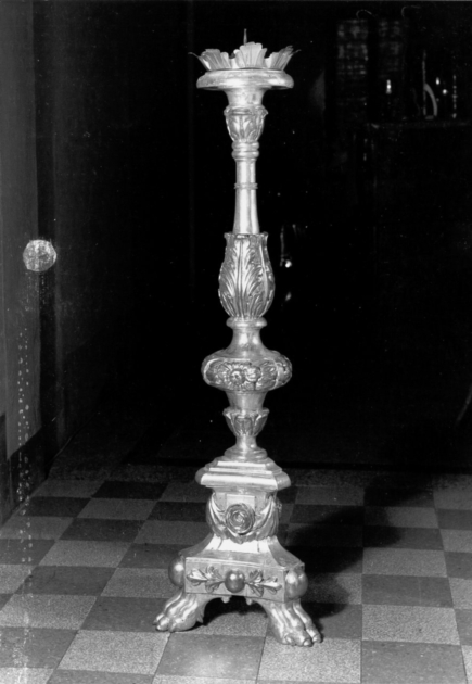 candeliere, serie - bottega lucchese (inizio sec. XIX)