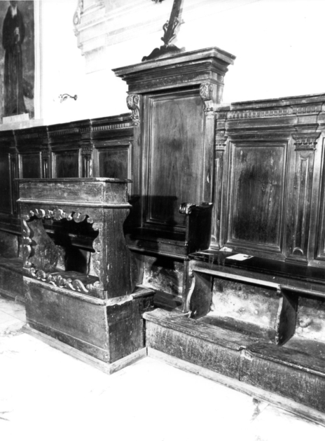 stalli del coro - bottega toscana (sec. XVIII)