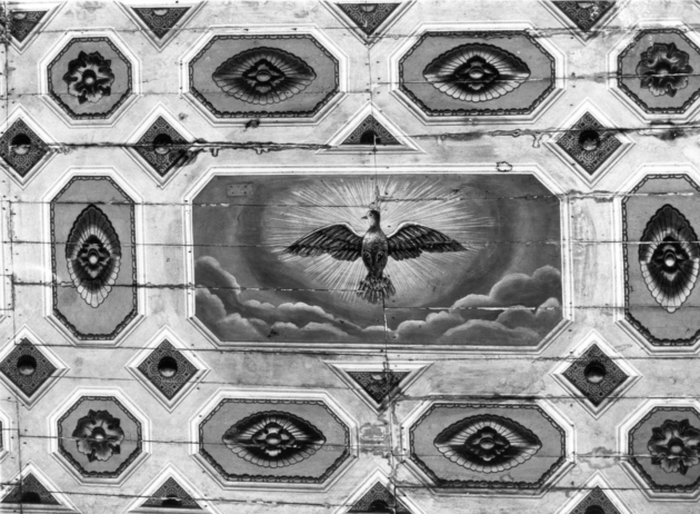 soffitto dipinto - ambito toscano (inizio sec. XIX)