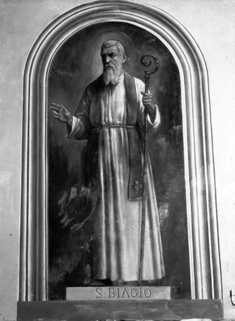 San Nicola dio Bari/ San Biagio/ Sant'Antonio da Padova/ San Pietro (dipinto, serie) - ambito toscano (inizio sec. XIX)