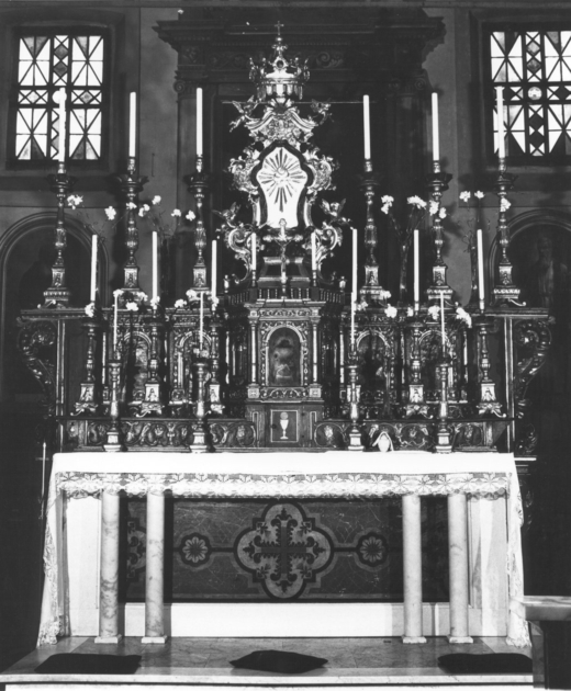 altare maggiore - bottega toscana (sec. XVIII)