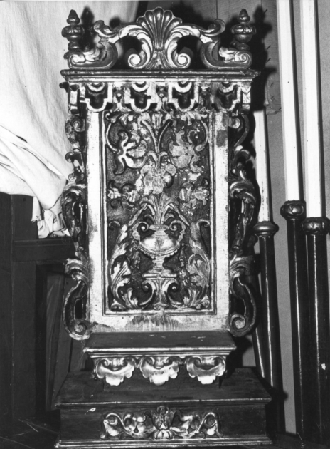 tronetto per esposizione eucaristica - bottega toscana (sec. XVIII)