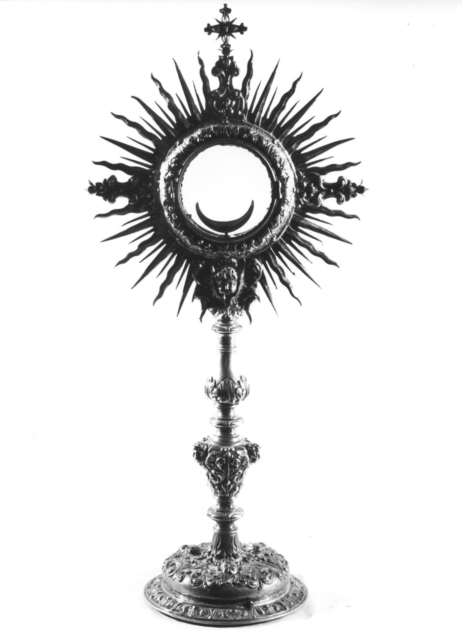 ostensorio - bottega italiana (prima metà sec. XVIII)