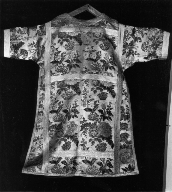 paramento liturgico - in terzo - manifattura italiana (prima metà sec. XIX)