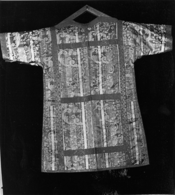 paramento liturgico - in terzo - manifattura italiana (ultimo quarto sec. XVIII)