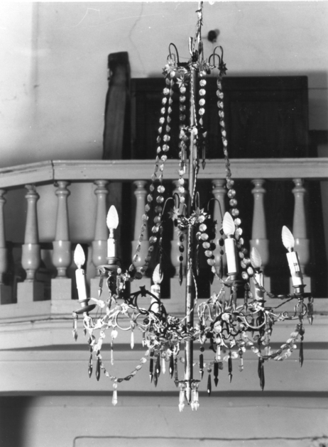 lampadario - a bracci, serie - bottega italiana (sec. XVIII)