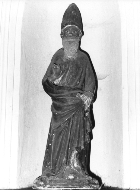 SAN BIAGIO (statua) - bottega lucchese (sec. XVII)