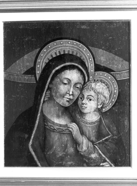 MADONNA CON BAMBINO (dipinto) - ambito italiano (sec. XVI)