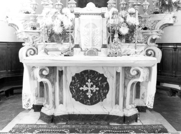 altare maggiore - ambito garfagnino (sec. XVIII)