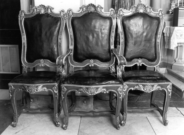 seggiolone - bottega toscana (secc. XVIII/ XIX)