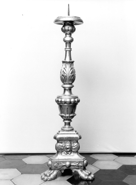 candeliere, serie - ambito garfagnino (inizio sec. XIX)