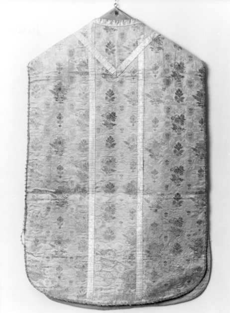 paramento liturgico - in terzo - manifattura italiana (fine/inizio secc. XVII/ XVIII)