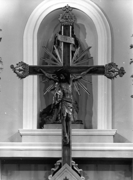 crocifisso - ambito garfagnino (sec. XIX)