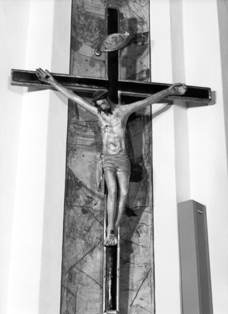 crocifisso - ambito garfagnino (sec. XIX)