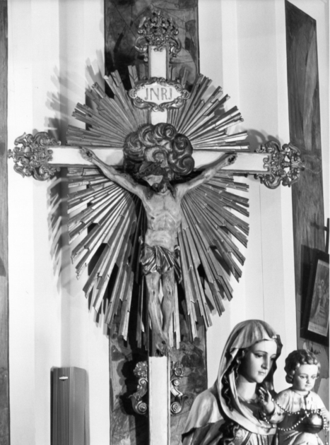 crocifisso - bottega italiana (sec. XIX)