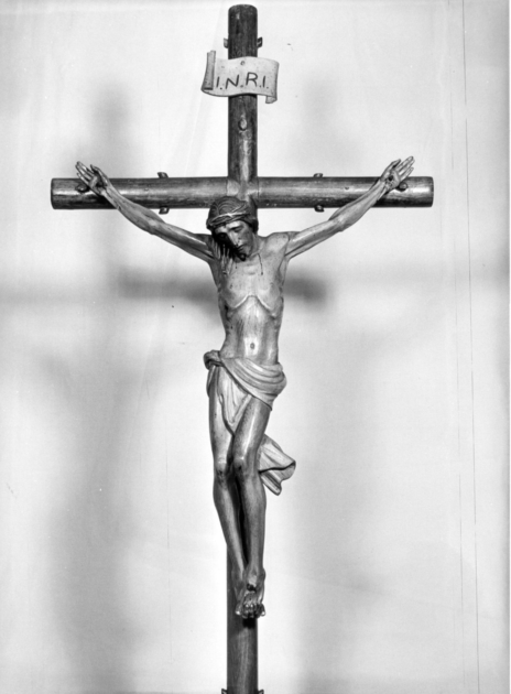 crocifisso - ambito garfagnino (sec. XIX)