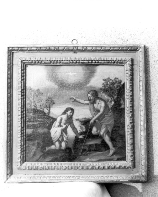 BATTESIMO DI CRISTO (dipinto) - ambito toscano (sec. XVII)