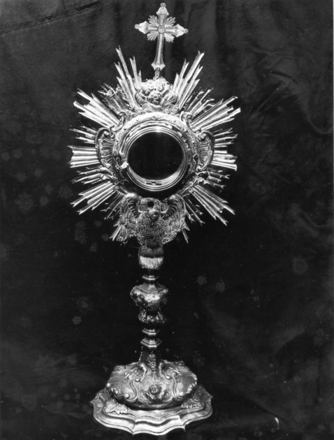 ostensorio - bottega italiana (sec. XVIII)