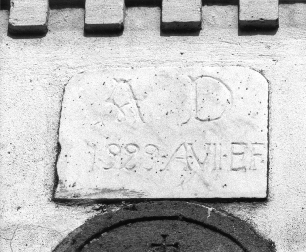 lapide documentaria - ambito garfagnino (sec. XX)