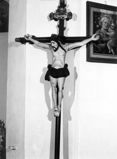 crocifisso - ambito garfagnino (sec. XVIII)