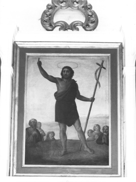 SAN GIOVANNI BATTISTA (dipinto) - ambito garfagnino (prima metà sec. XIX)