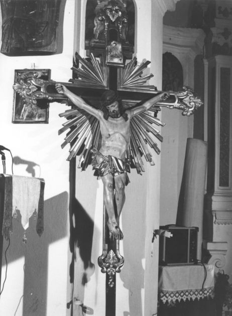 crocifisso - ambito garfagnino (sec. XIX)