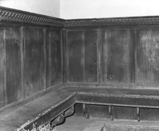 stalli del coro - ambito garfagnino (sec. XVIII)