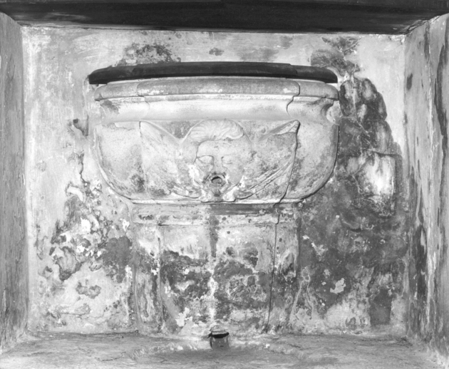 lavabo da sacrestia - ambito garfagnino (sec. XVIII)