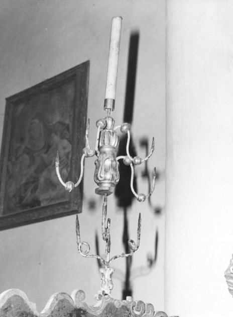 candelabro - ambito garfagnino (sec. XVIII)