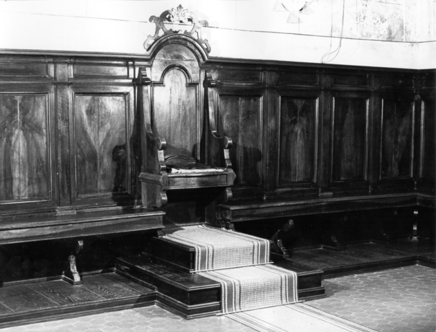 stalli del coro - ambito lucchese (sec. XIX)