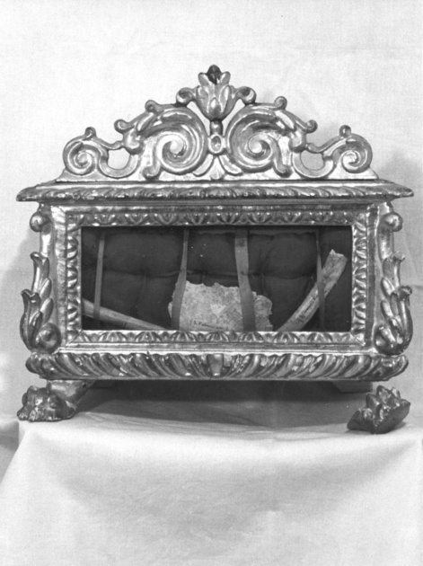 reliquiario a teca - a urna - ambito lucchese (sec. XIX)