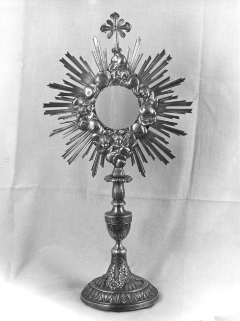 ostensorio - ambito lucchese (sec. XIX)