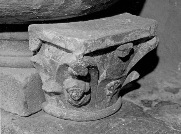 semicapitello composito, serie - ambito lucchese (sec. XIV)