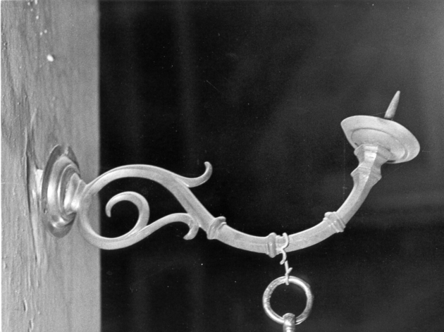 candeliere da parete, serie - bottega toscana (sec. XVIII)