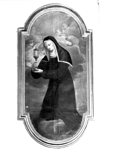 SANTA CHIARA (dipinto) - ambito italiano (sec. XVIII)