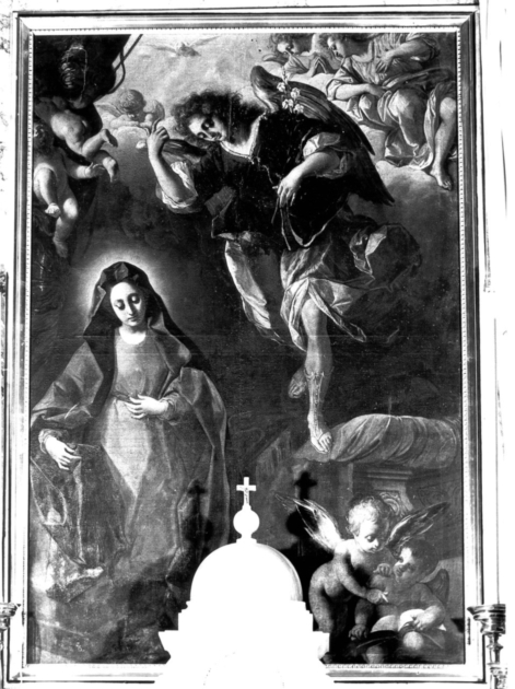 ANNUNCIAZIONE (dipinto) - ambito toscano (sec. XVIII)