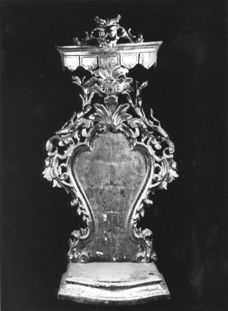 tronetto per esposizione eucaristica - ambito lucchese (sec. XIX)