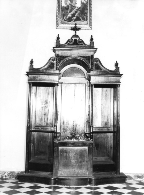 confessionale - ambito toscano (sec. XIX)