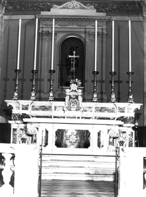 altare maggiore - ambito apuoversiliese (fine sec. XVIII)